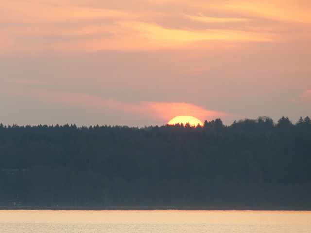 Sonnenaufgang am Starnberger See