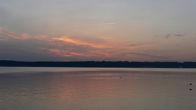 Morgenrot am Starnberger See