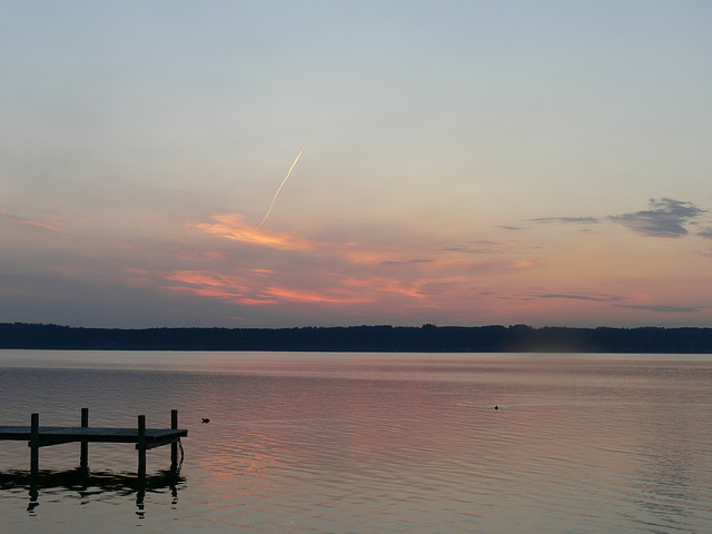 Morgenrot a m Starnberger See