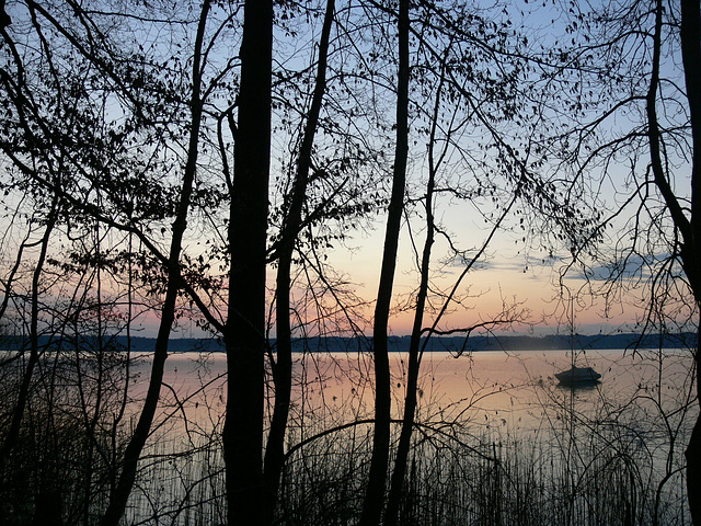 Blaue Stunde am Starnberger See