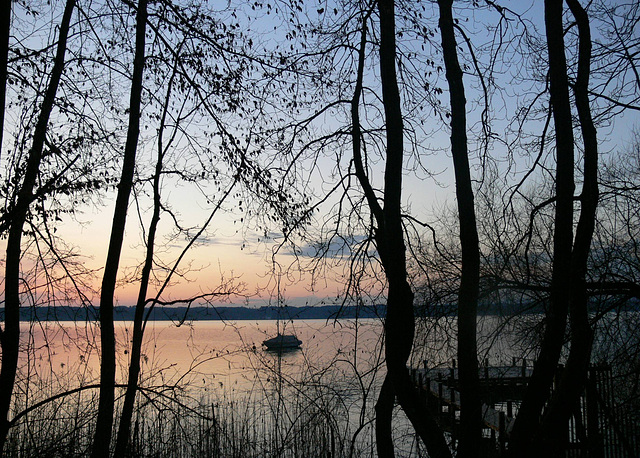 Blaue Stunde am Starnberger See