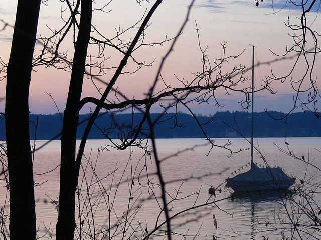 Morgengrauen am Starnberger See