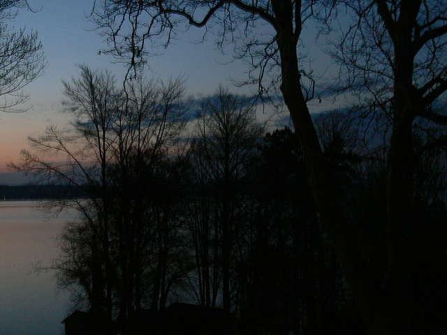 Blaue Stunde am Starnberger See