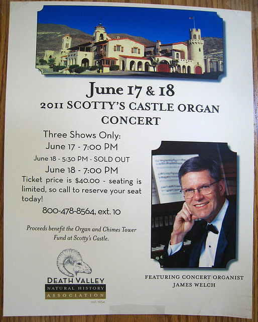 Scotty's Castle Organ Concert (6431)