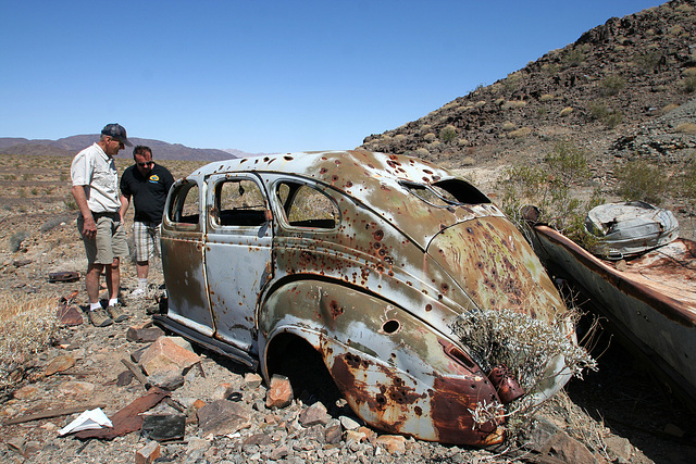 Junked Car Body at Mine Site (0080)