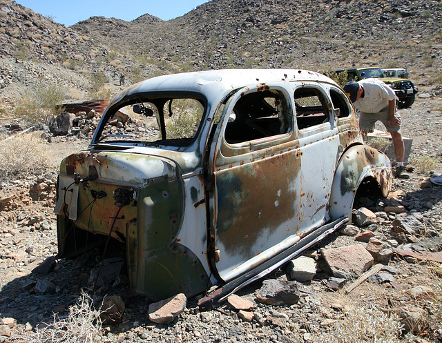 Junked Car Body at Mine Site (0081)