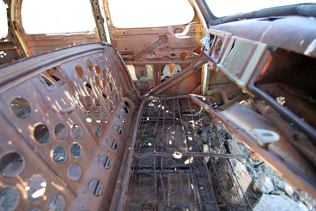 Junked Car Body at Mine Site (0082)