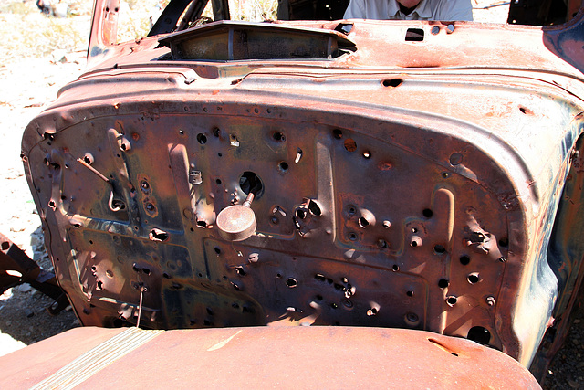 Junked Car Body at Mine Site (0091)