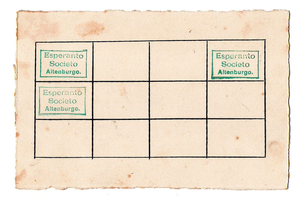 stampilo de Esperanto-Societo-Altenburgo el la jaro 1929 (dorsflanke)