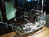 french p.o.w. ship model, 1805