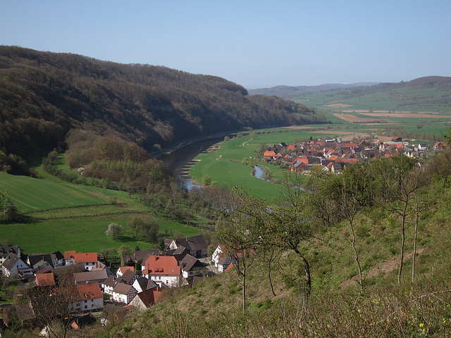 Rühle diesseits und Pegestorf jenseits der Weser