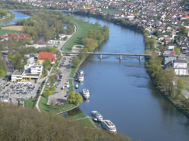 Die Donau bei Kelheim/Weltenburg