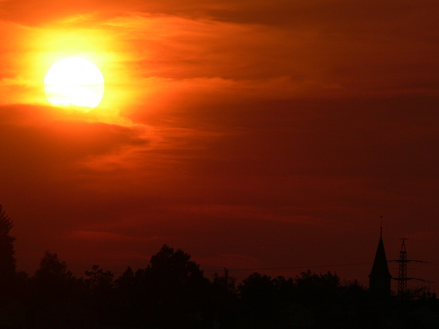 Sonnenuntergang Ostern 2011