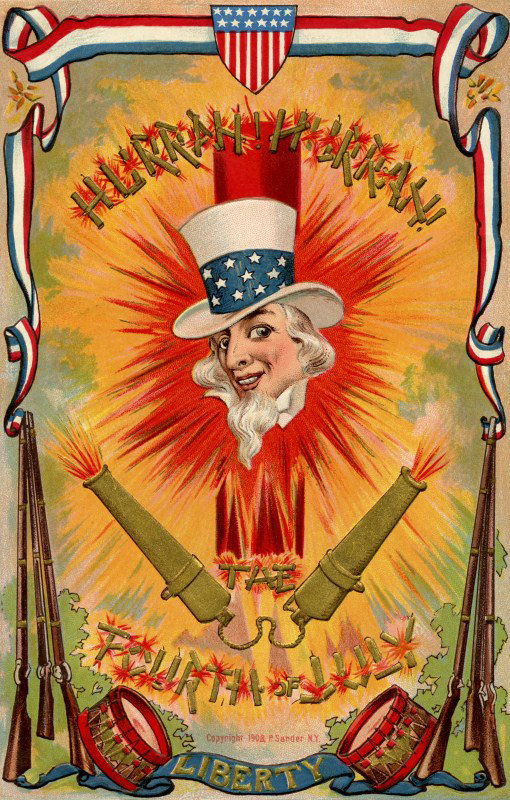 Hurrah! Hurrah! The Fourth of July!
