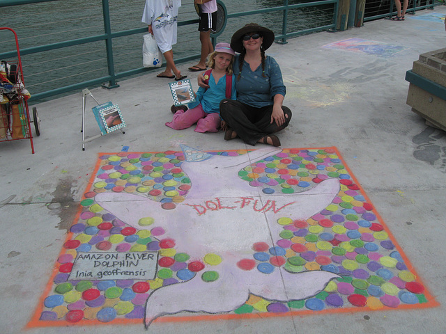 Chalk Art at Redondo Pier