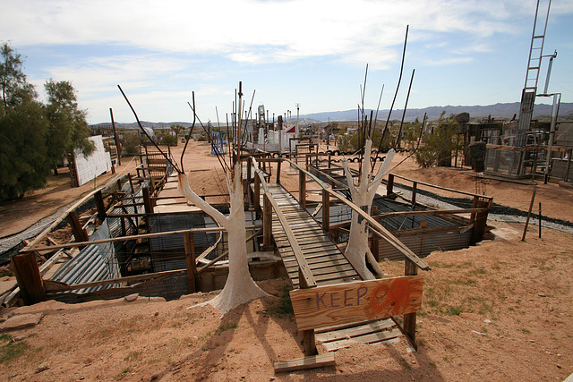 Noah Purifoy Outdoor Desert Art Museum - Earth Piece (9840)