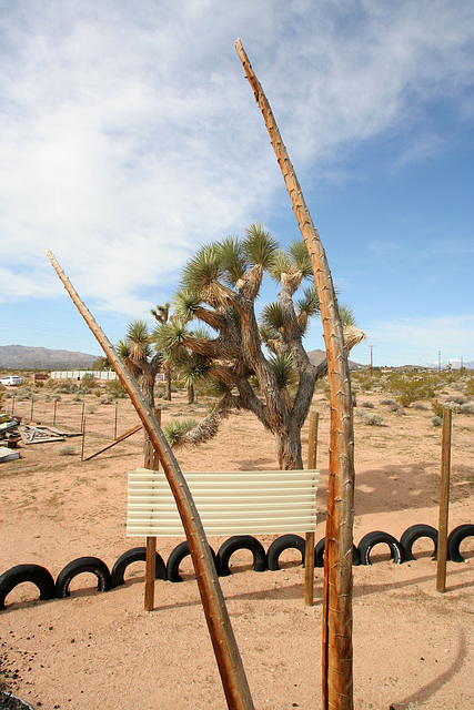 Noah Purifoy Outdoor Desert Art Museum - Earth Piece (9841)