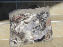 felted handbag