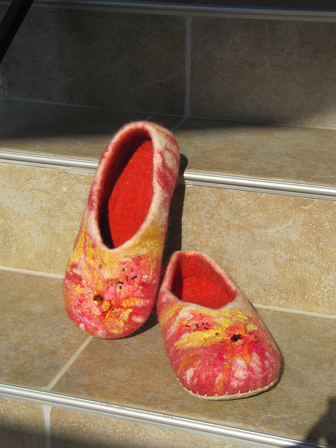 felted slippers