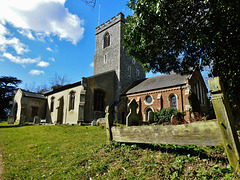 weston church, herts.