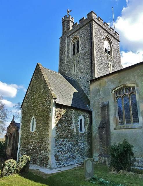 weston church, herts.