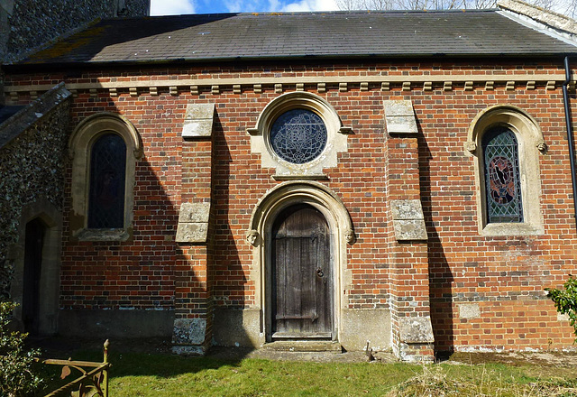 weston church, herts.