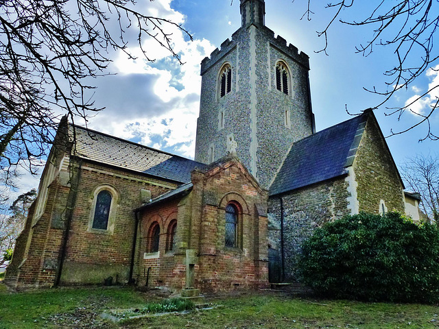 weston church, herts.