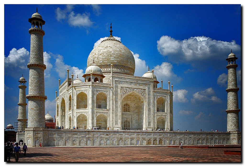 Taj Mahal, Rückansicht