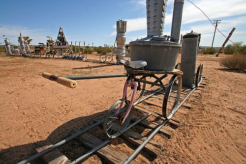 Noah Purifoy Outdoor Desert Art Museum - The Kirby Express (9880)