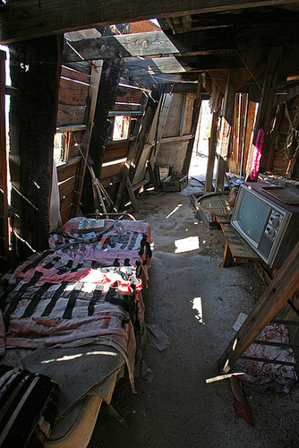 Noah Purifoy Outdoor Desert Art Museum - Squatter's Shack (9897)