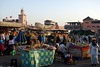 Plaza Djemaa el Fna al atardecer