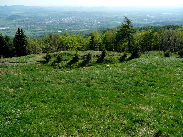 Blick vom Mückentürmchen - 850m -