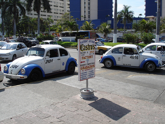 Castro's taxi VWs.