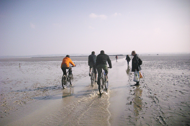 retour à véleau. Euh ! A vélo.