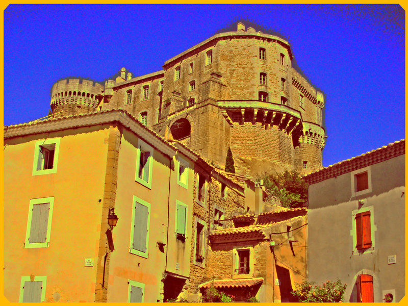 Château de Suze la Rousse en HDR