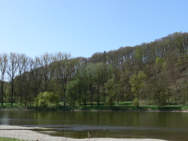die Donau bei Weltenburg