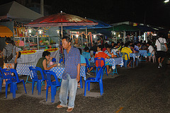 On the night market in Loei city