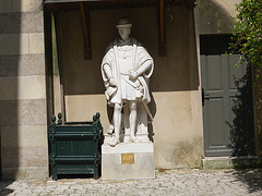 Louis XI prenant le soleil à Amboise.