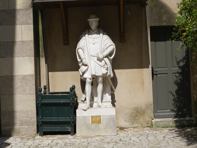 Louis XI prenant le soleil à Amboise.