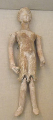 Terracotta Dancing Doll Holding Castanets in the British Museum, April 2013