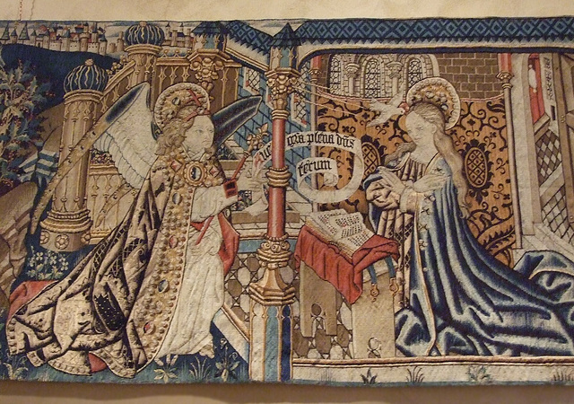 The Annunciation Tapestry in the Cloisters, October 2010