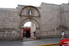 Entrée du couvent Santa Catalina à Arequipa