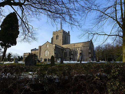 anstey church, herts.