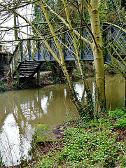 foot bridge, broxbourne, herts.