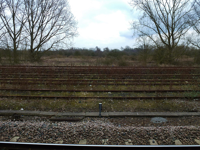 view across the tracks, broxbourne