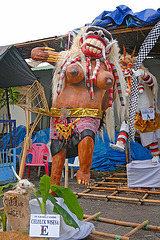 In front of the house of Ogoh Ogoh making