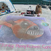 Chalk Art Anglerfish