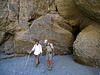 Great Outdoors Hike To The Grottos In Mecca Hills - Kirk & Scott at Grotto #1