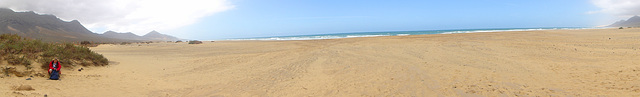 180 Grad Panorama am Playa de Cofete