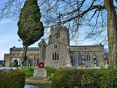 anstey church, herts.